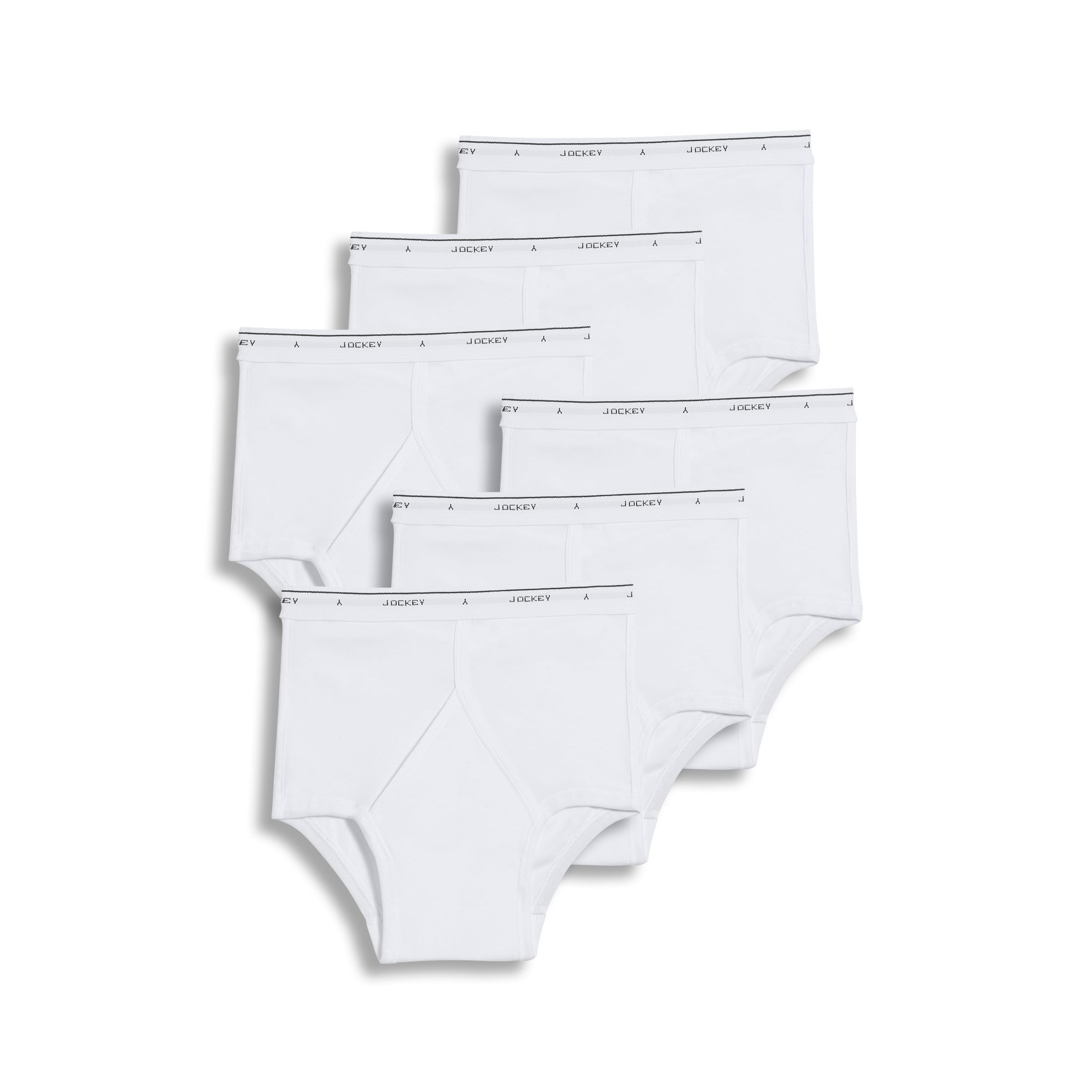 Jockey Mens Underwear Briefs - Classic Full Rise Design - Comfortable and High-Quality Mens Innerwear Pack of 6