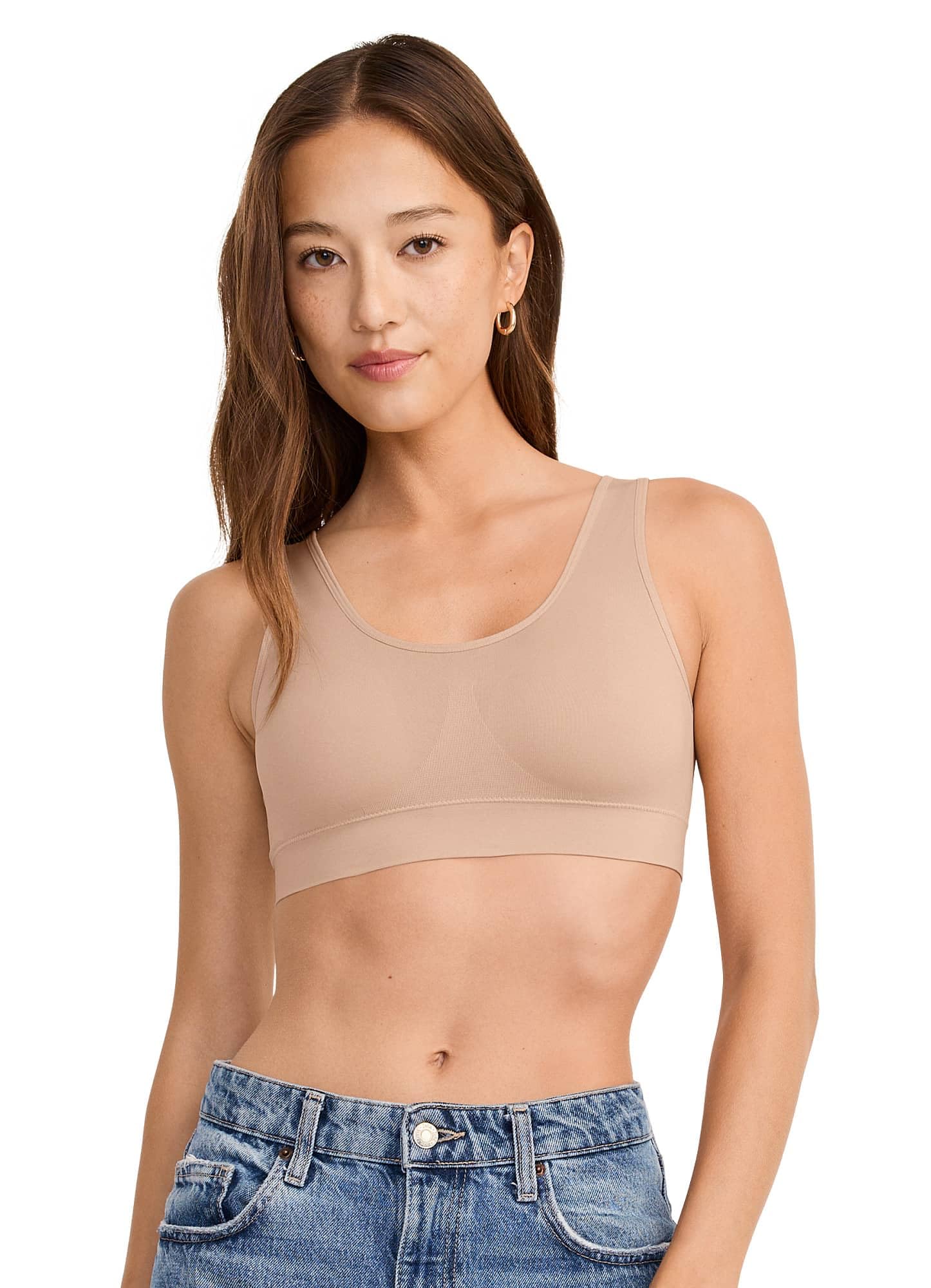 Jockey Women's Bra Seamfree Stretch Tank Strap Bralette + Comfortable + All Day Wear + Breathable + Sizes: 34A-50DDD + H